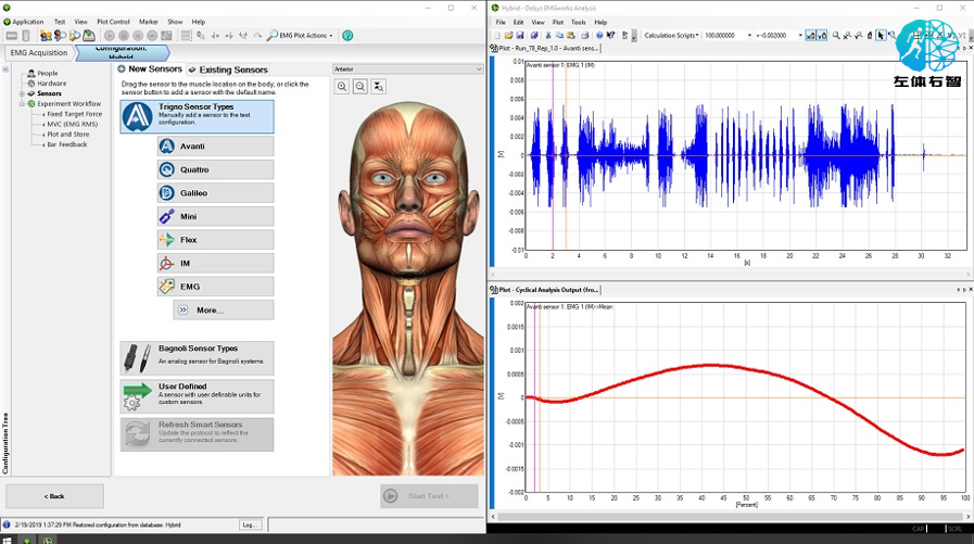 delsys 肌电信号分析